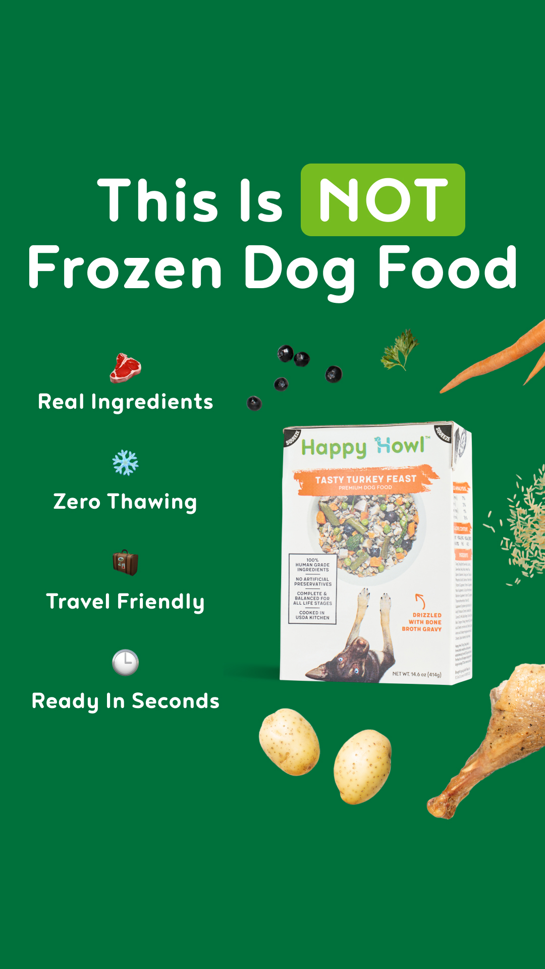 Happy Howl Facebook ad