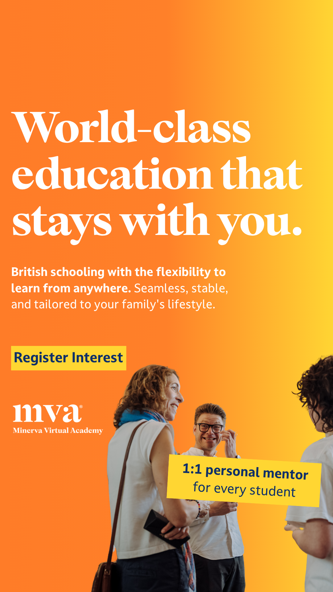 Minerva Virtual Academy Facebook ad from Jul 7, 2026
