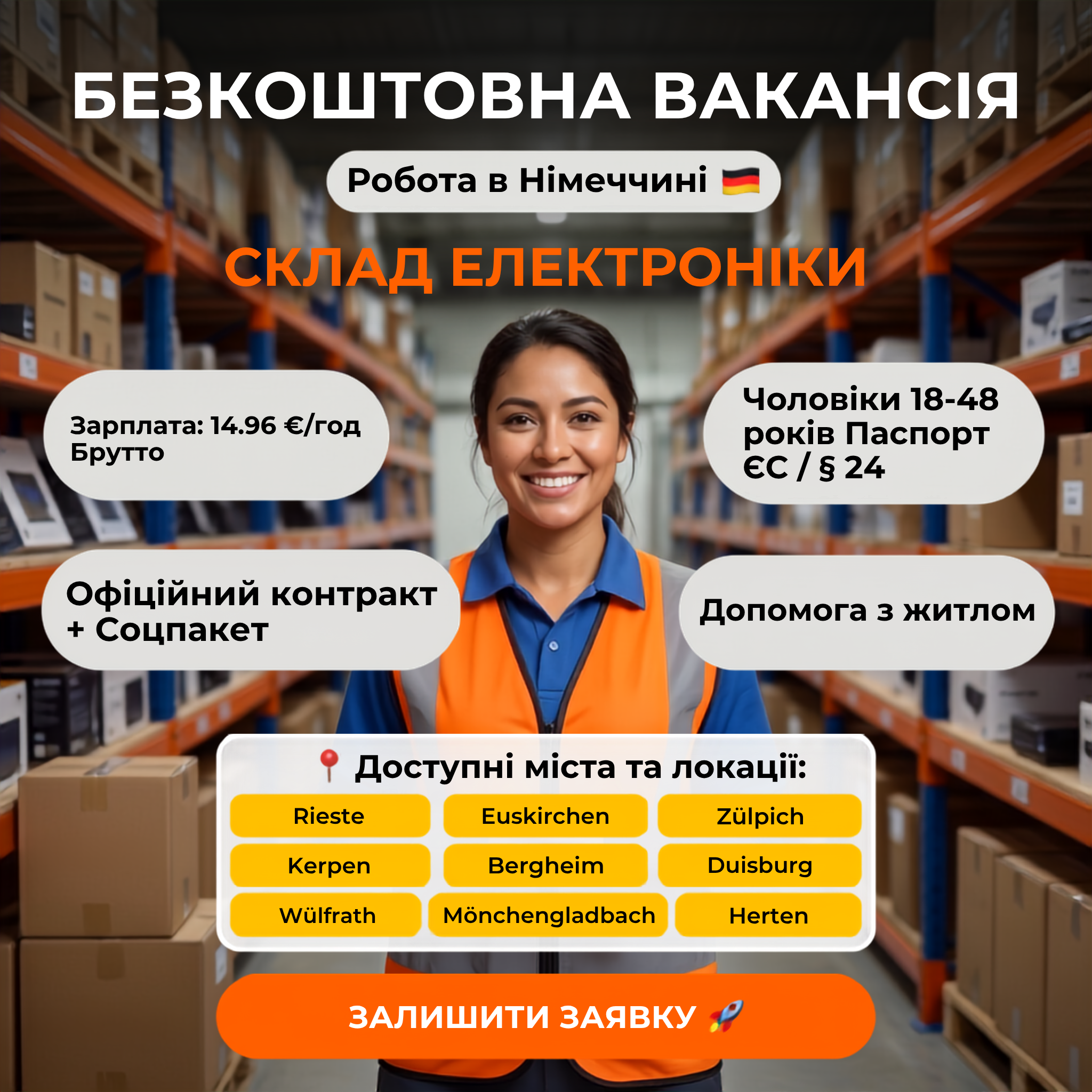 ARMZ Facebook ad: Терміновий набір! Залишилося всього 10 місць