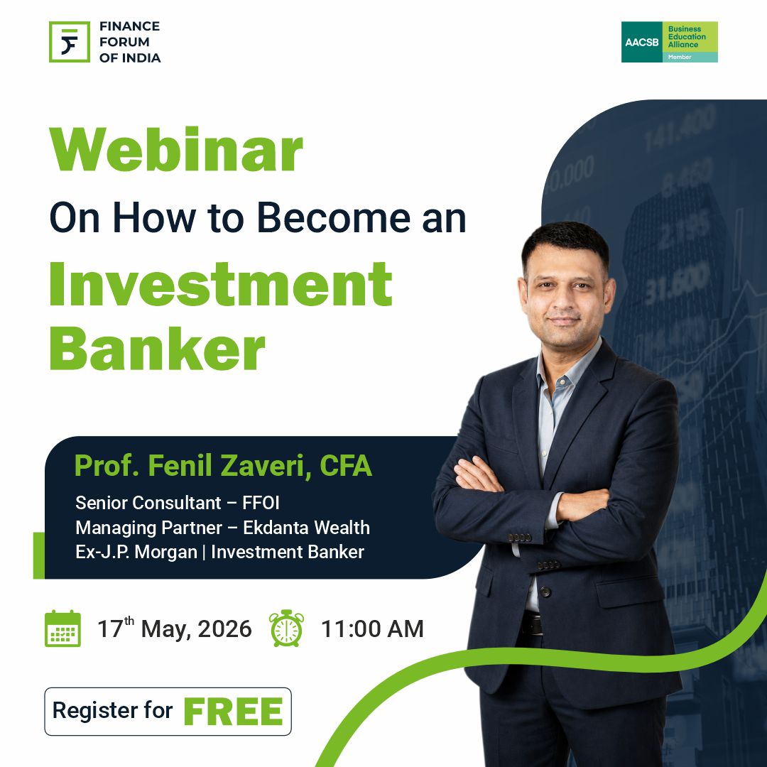 Finance Forum Of India - FFOI Facebook ad: Investment Banking Career