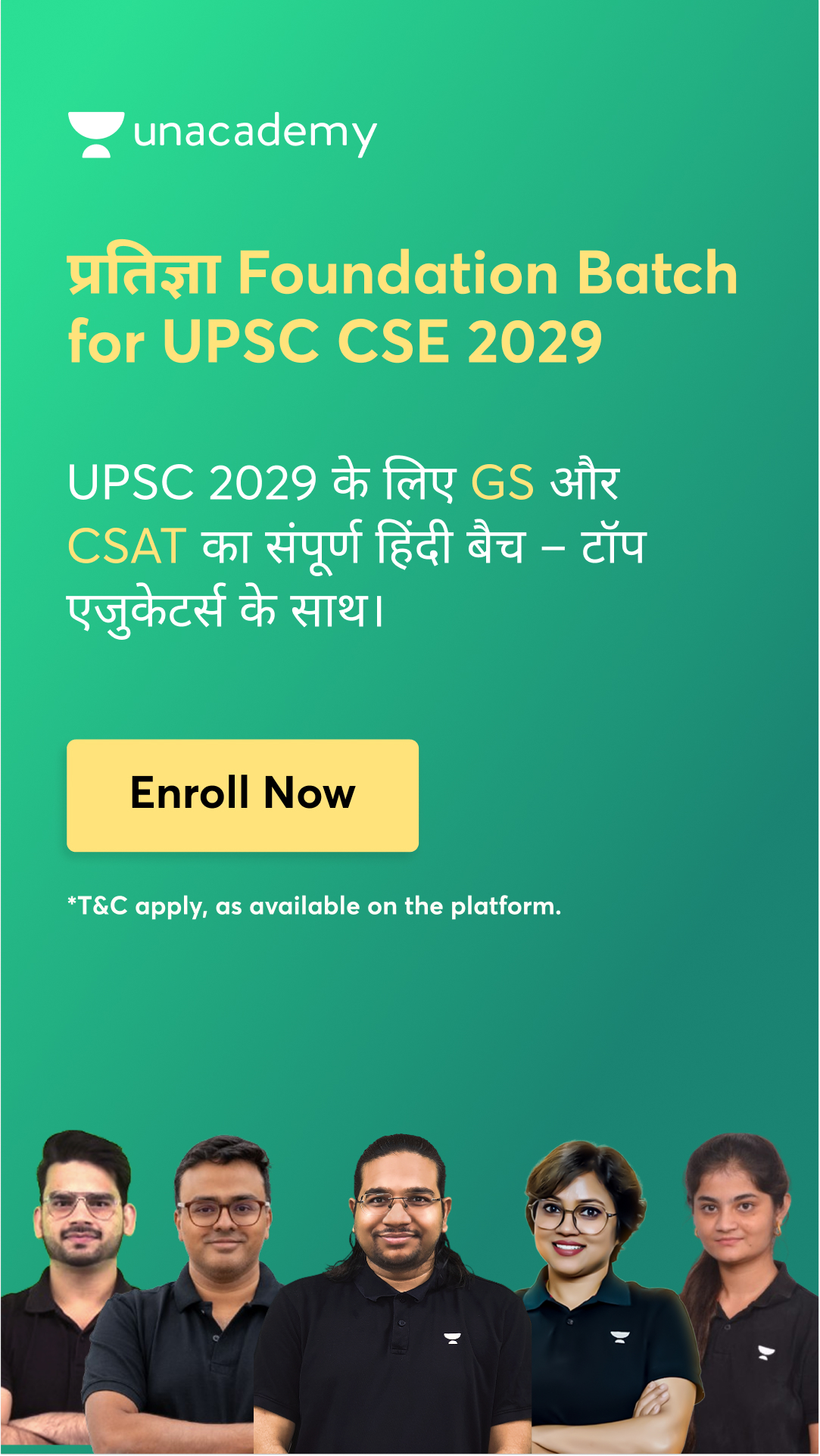 Unacademy Facebook ad