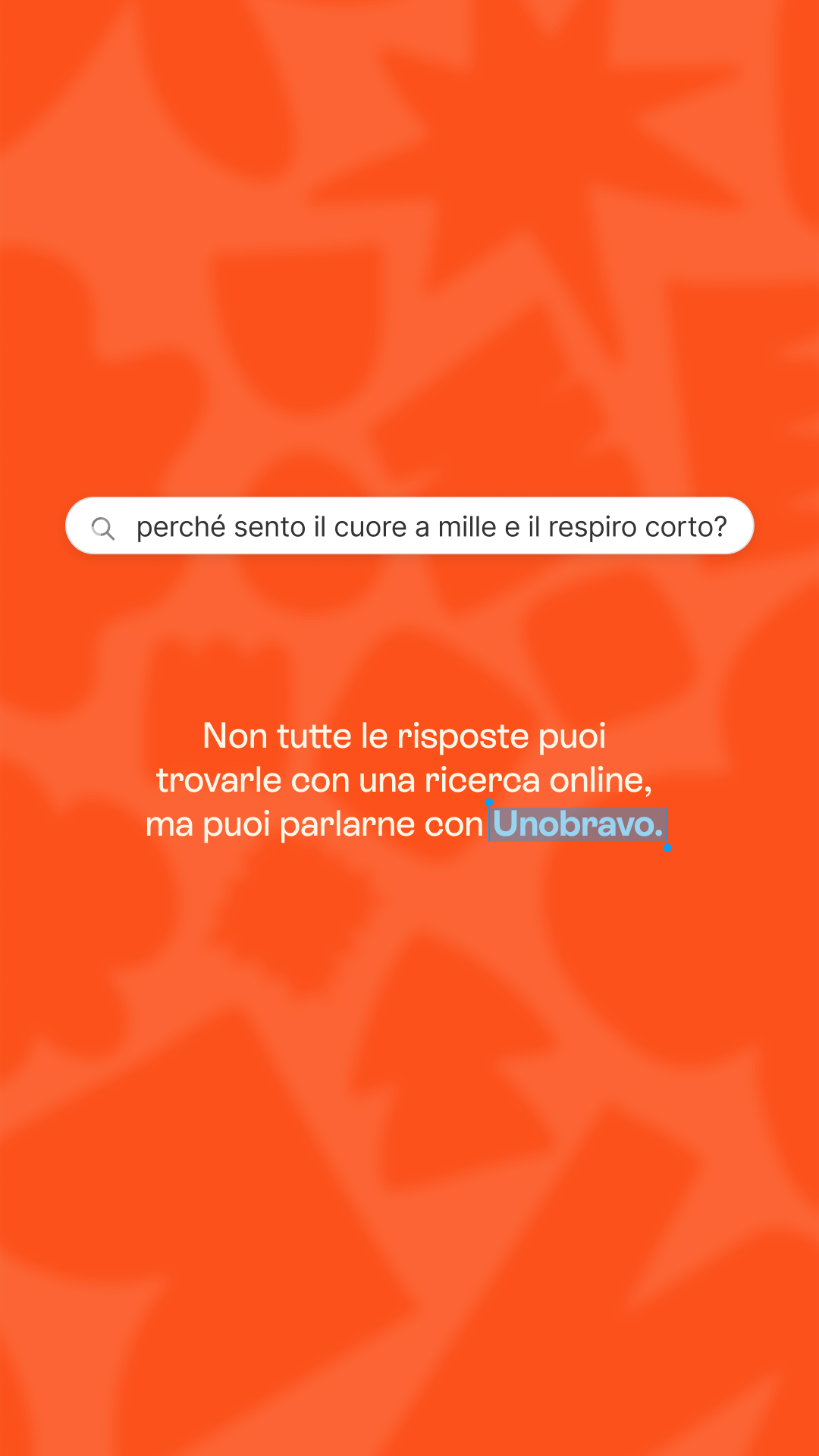 Unobravo Facebook ad