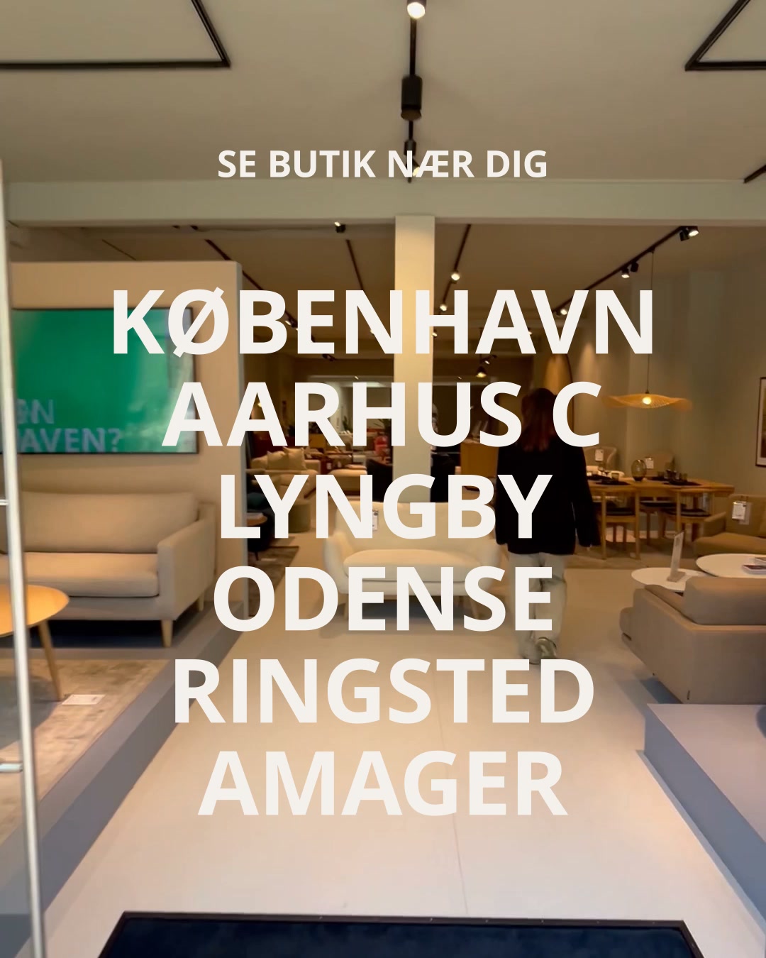 Sofacompany Facebook ad: Se butik nær dig