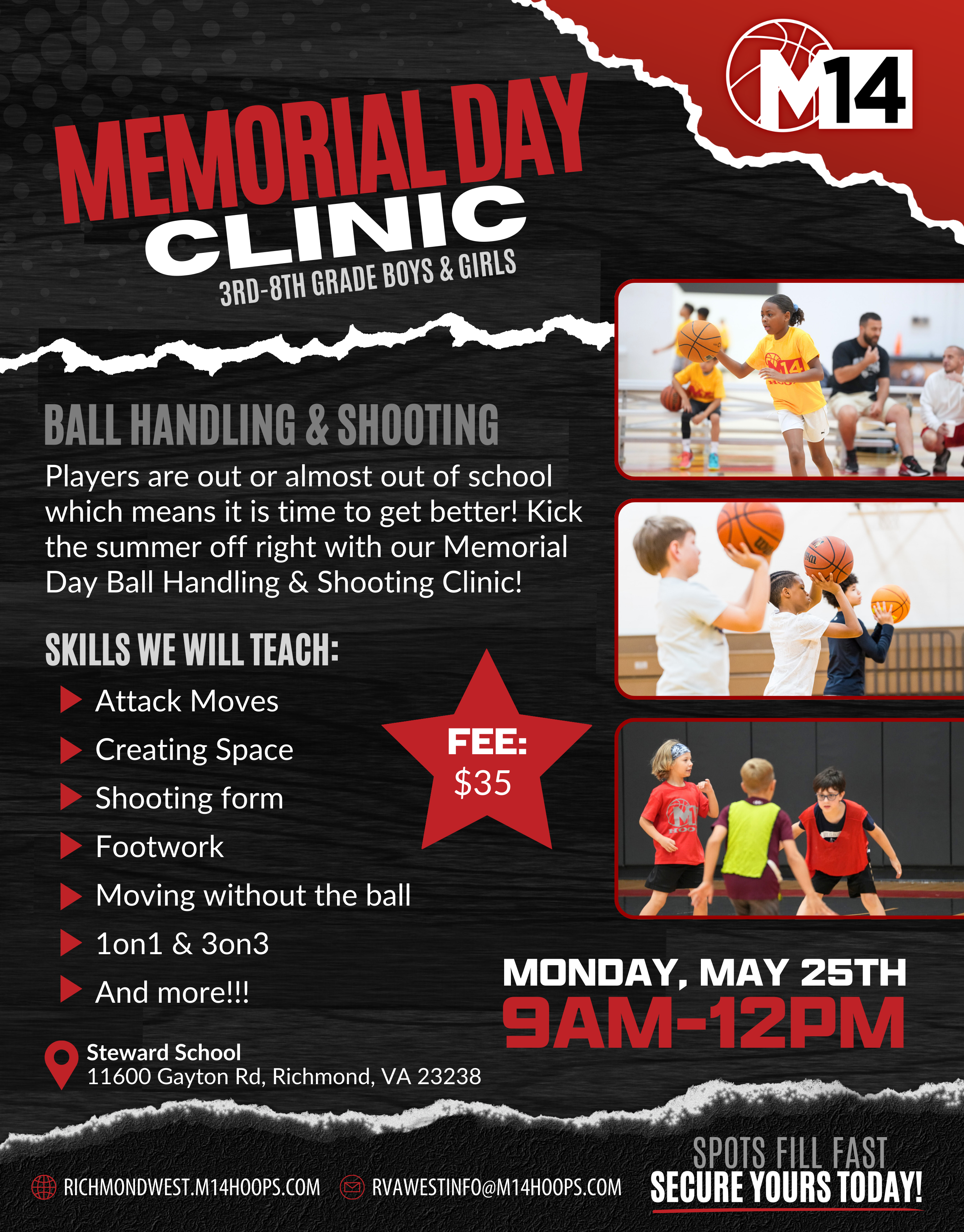M14Hoops Richmond Facebook ad: M14Hoops | Top Rated Basketball Training Academy | Richmond