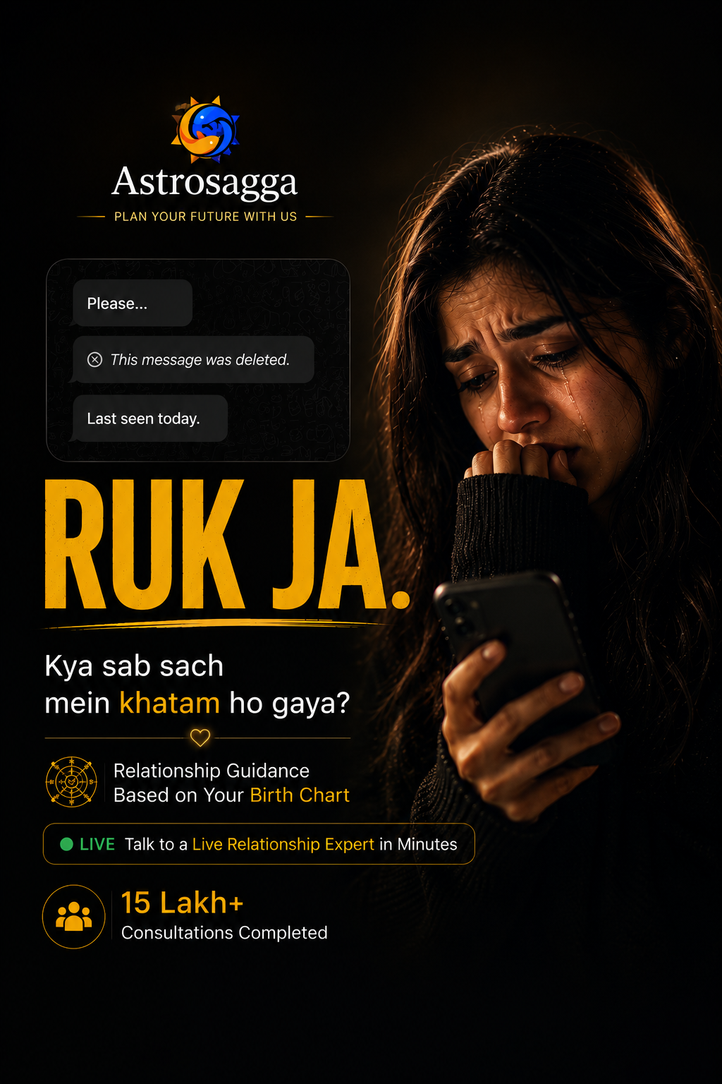 Astrosagga Facebook ad: Kya Sab Sach Mein Khatam Ho Gaya?