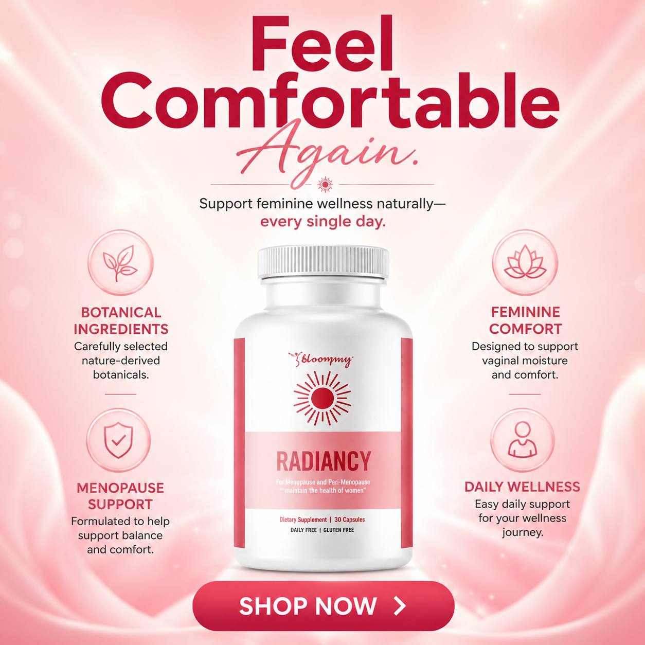 LumiVibe - Women's Wellness Facebook ad: Radiancy Vaginal Probiotics