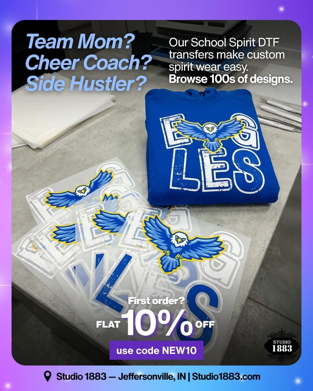 Studio 1883 Facebook ad