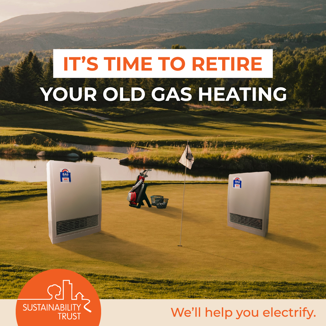 Sustainability Trust Facebook ad: Thinking of Getting Off Gas?