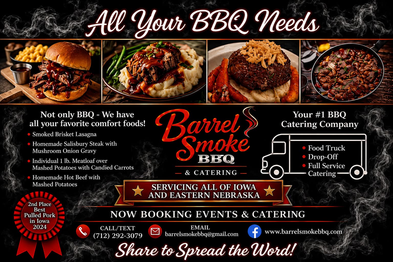 Barrel Smoke BBQ & Catering Facebook ad