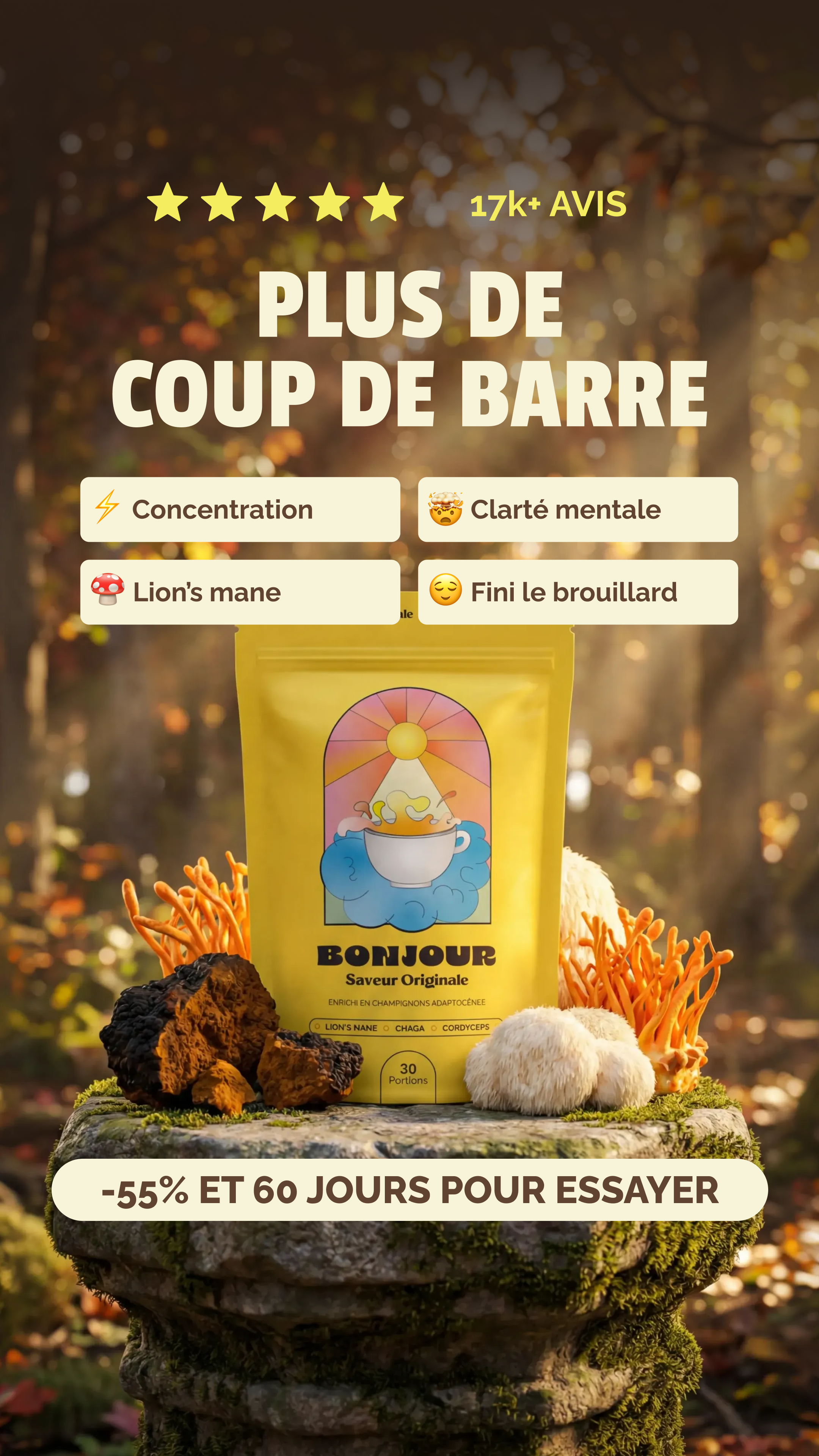 Bonjour Facebook ad
