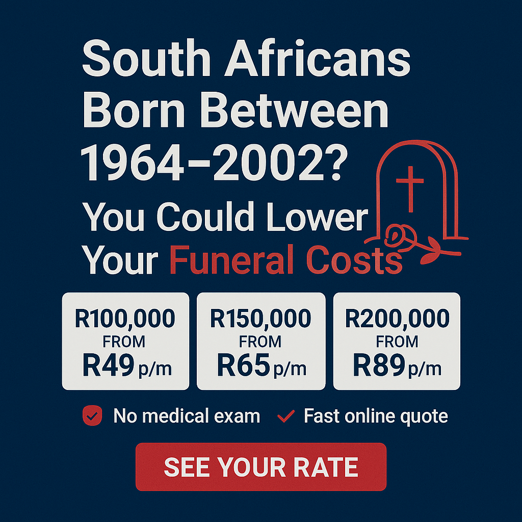 Funeral Cover SA Facebook ad
