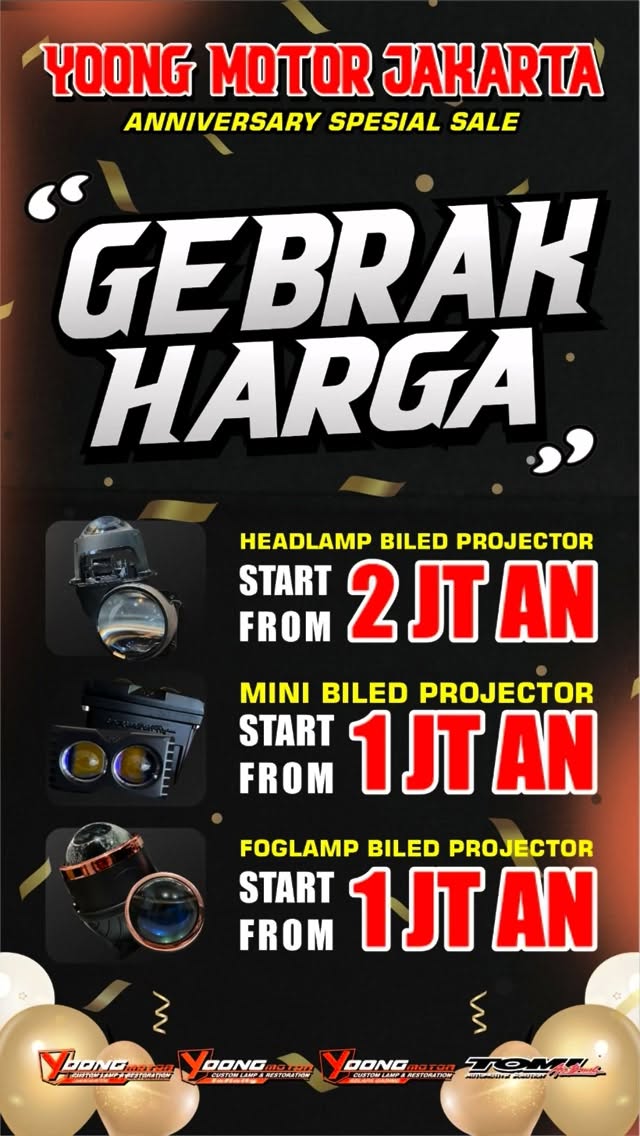 yoong_motor_jakarta Facebook ad: promo GEBRAK HARGA buat kamu yang pengen dapet…