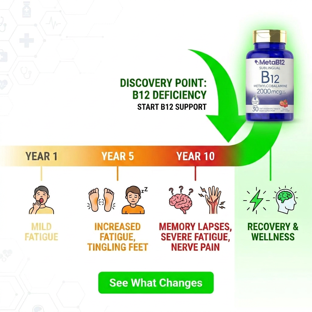 Health Blog UK Facebook ad: The B12 specifically for diabetics, completely bypasses…