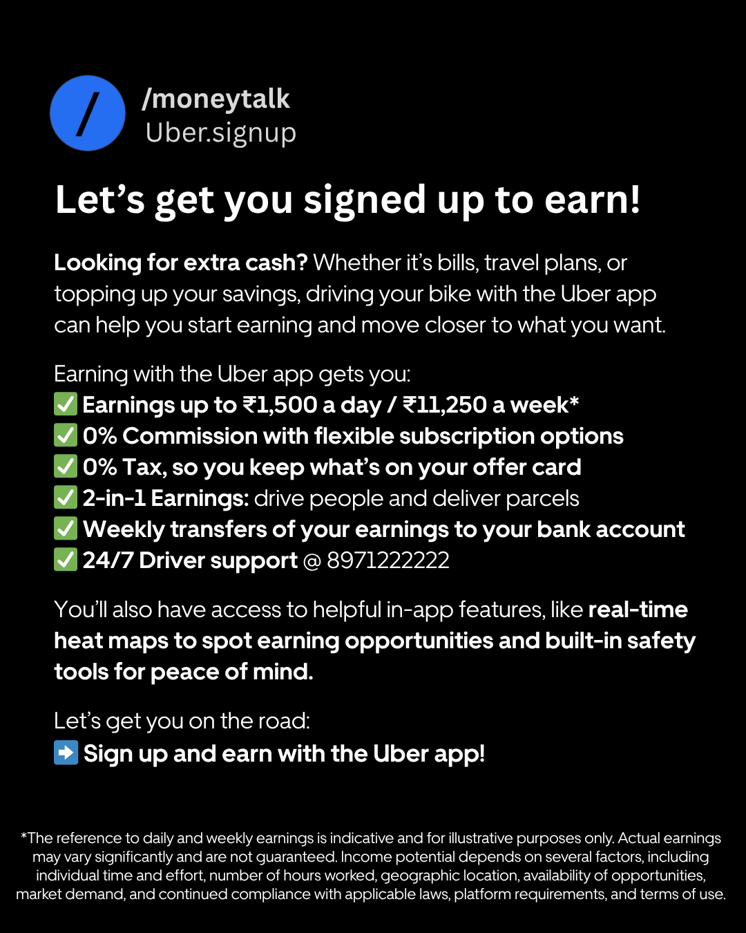 Uber Facebook ad