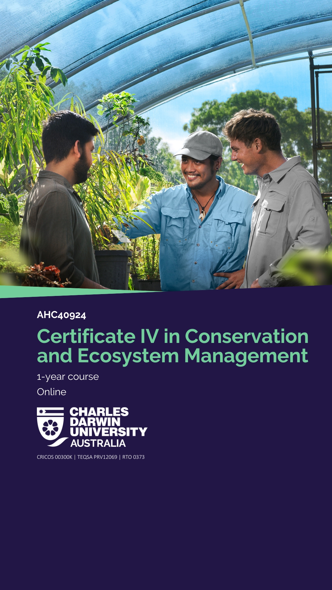 Charles Darwin University Facebook ad
