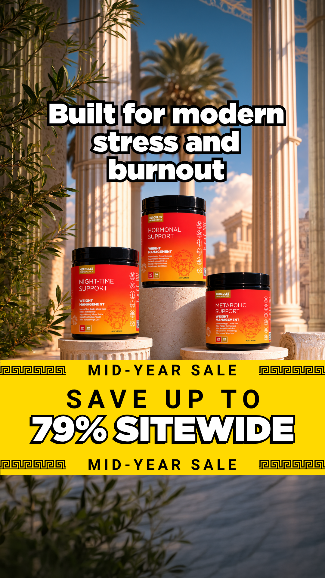Hercules Supplements Aust Facebook ad