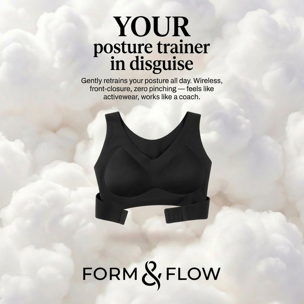 Form & Flow Facebook ad: Feels Like Activewear. Works Like a Coach.