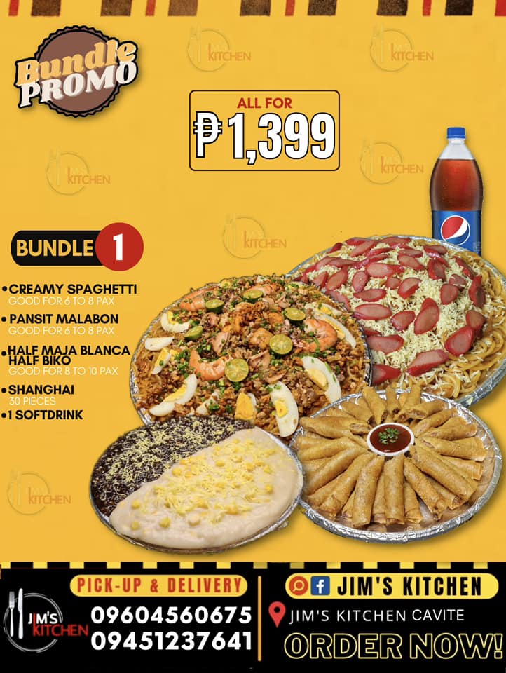 JIM’S Kitchen - Cavite Branch Facebook ad