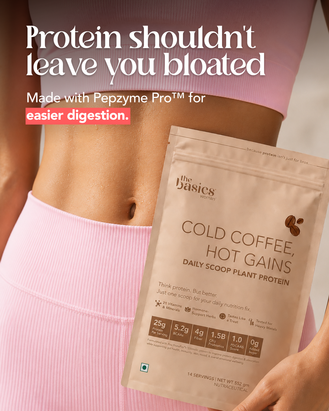 The Basics Woman Facebook ad