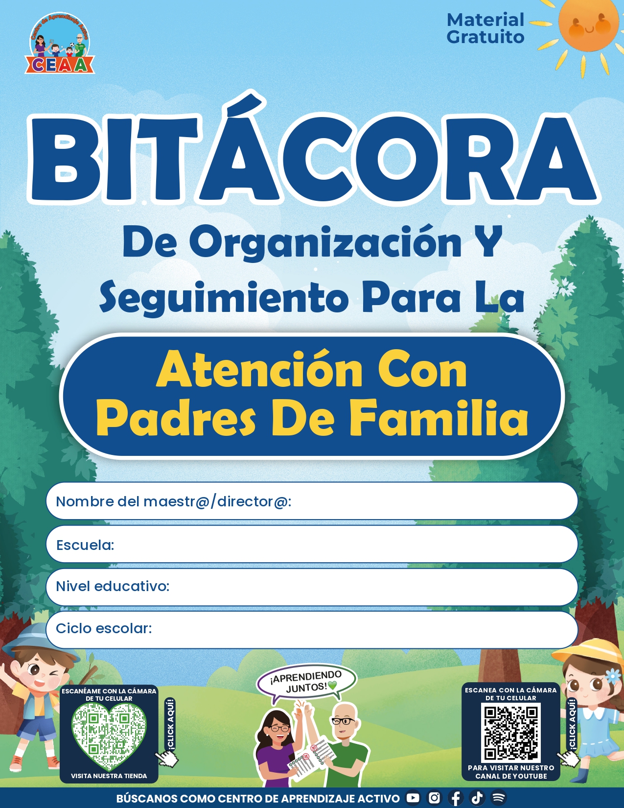 CEAA: Centro de Aprendizaje Activo Facebook ad: ¡NUEVA! BITÁCORA de Seguimiento Para la atención con…