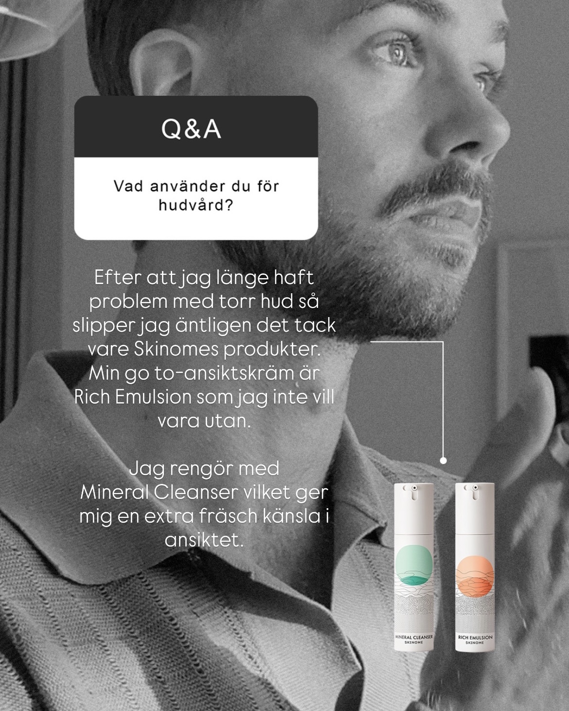 Skinome Facebook ad