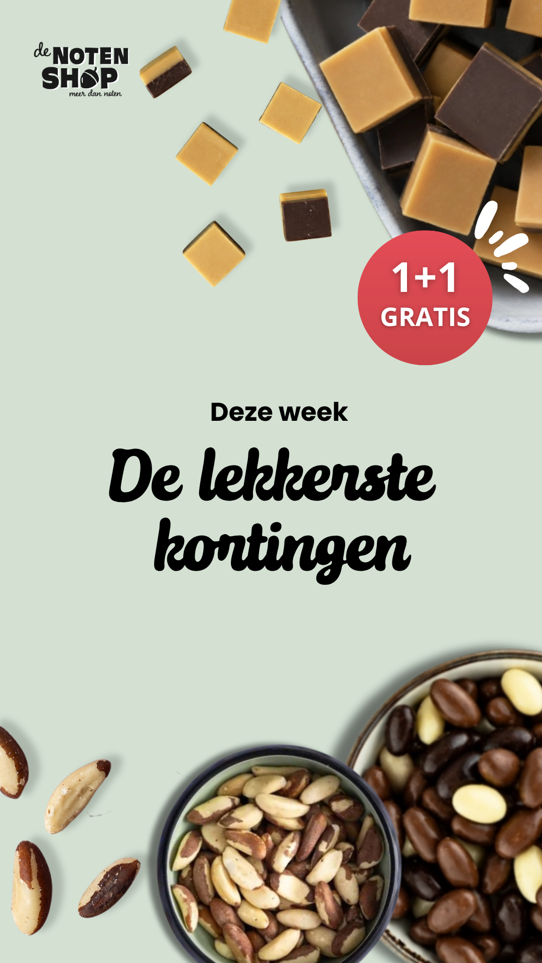 De Notenshop Facebook ad: Actieweek - 21/23/27-09