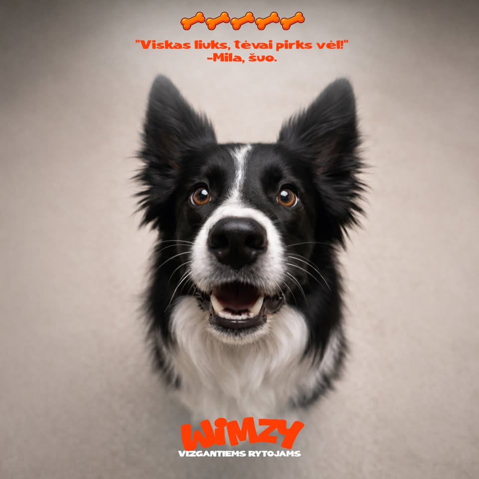 Wimzy Facebook ad: Wimzy - Rekomenduotina!