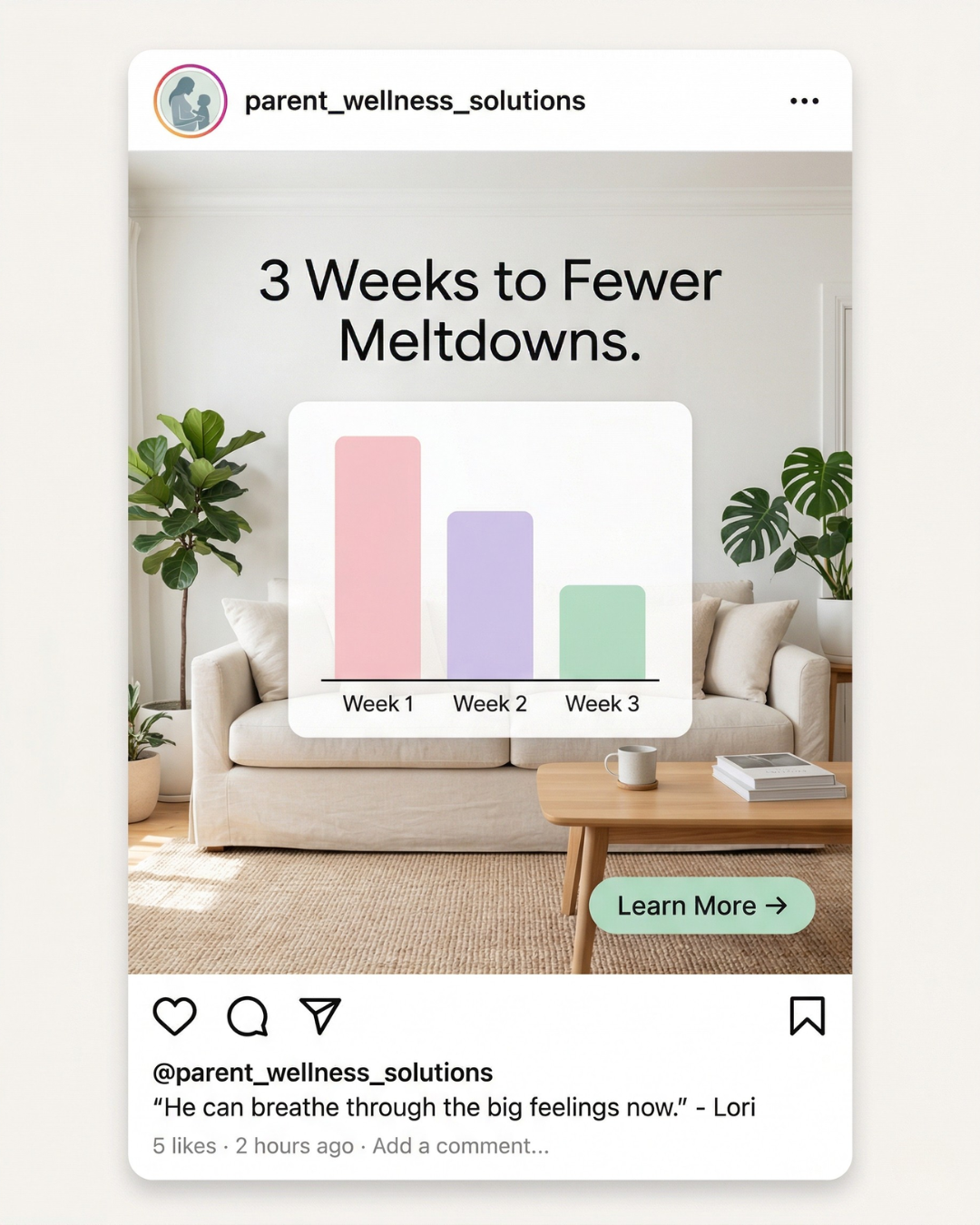 Parenting Leader Facebook ad