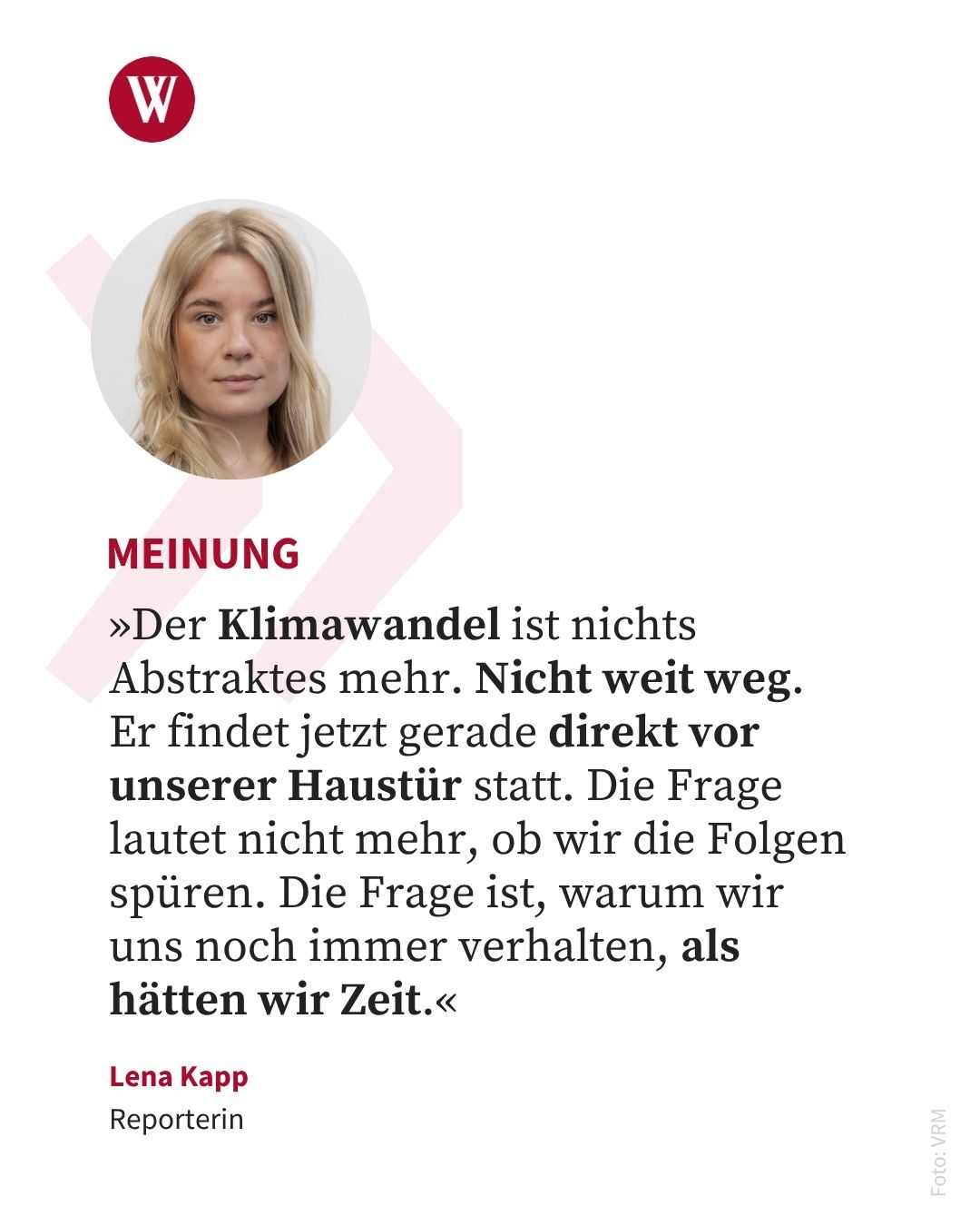 Wiesbadener Kurier Facebook ad: Der Rhein leidet, und mit ihm die gesamte…