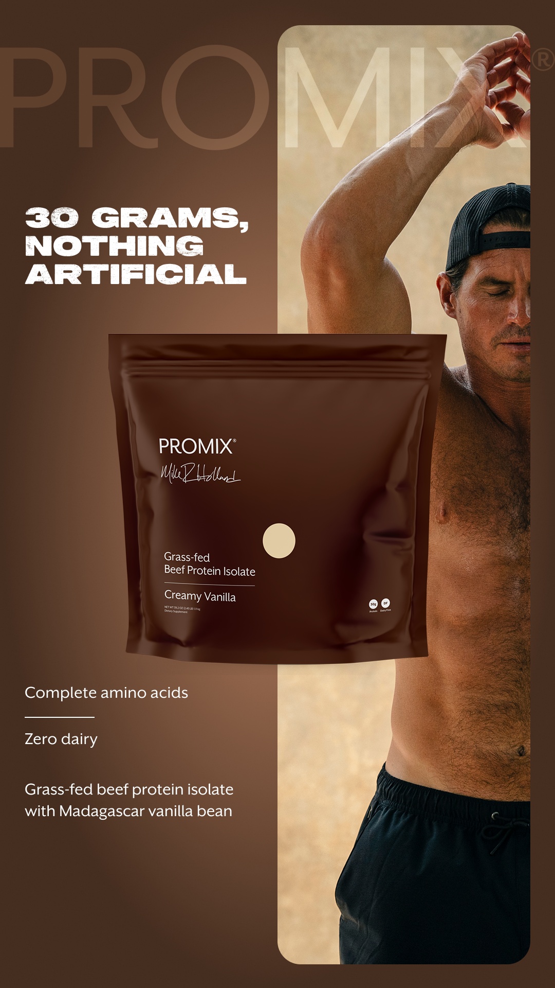Mike R Holland Facebook ad: Try Promix Beef Protein