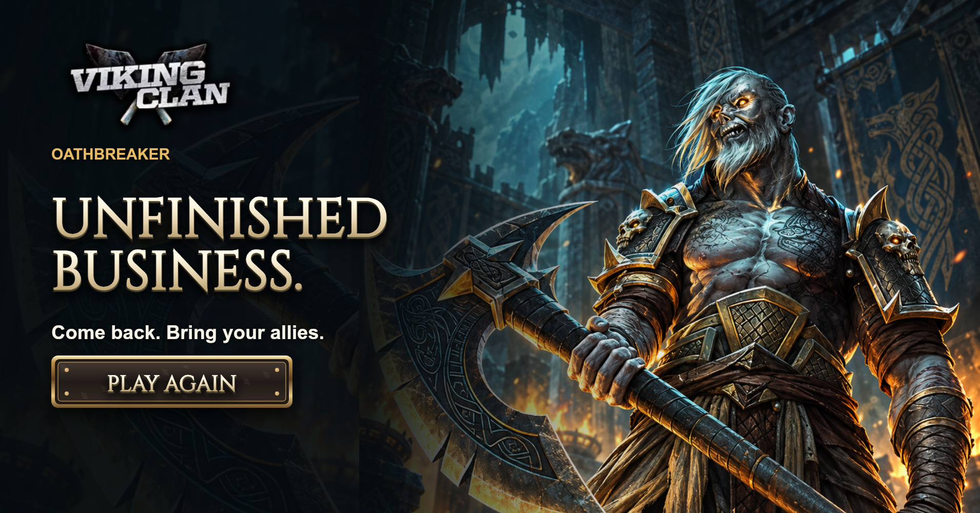 Viking Clan Facebook ad: There's still a war to be won.