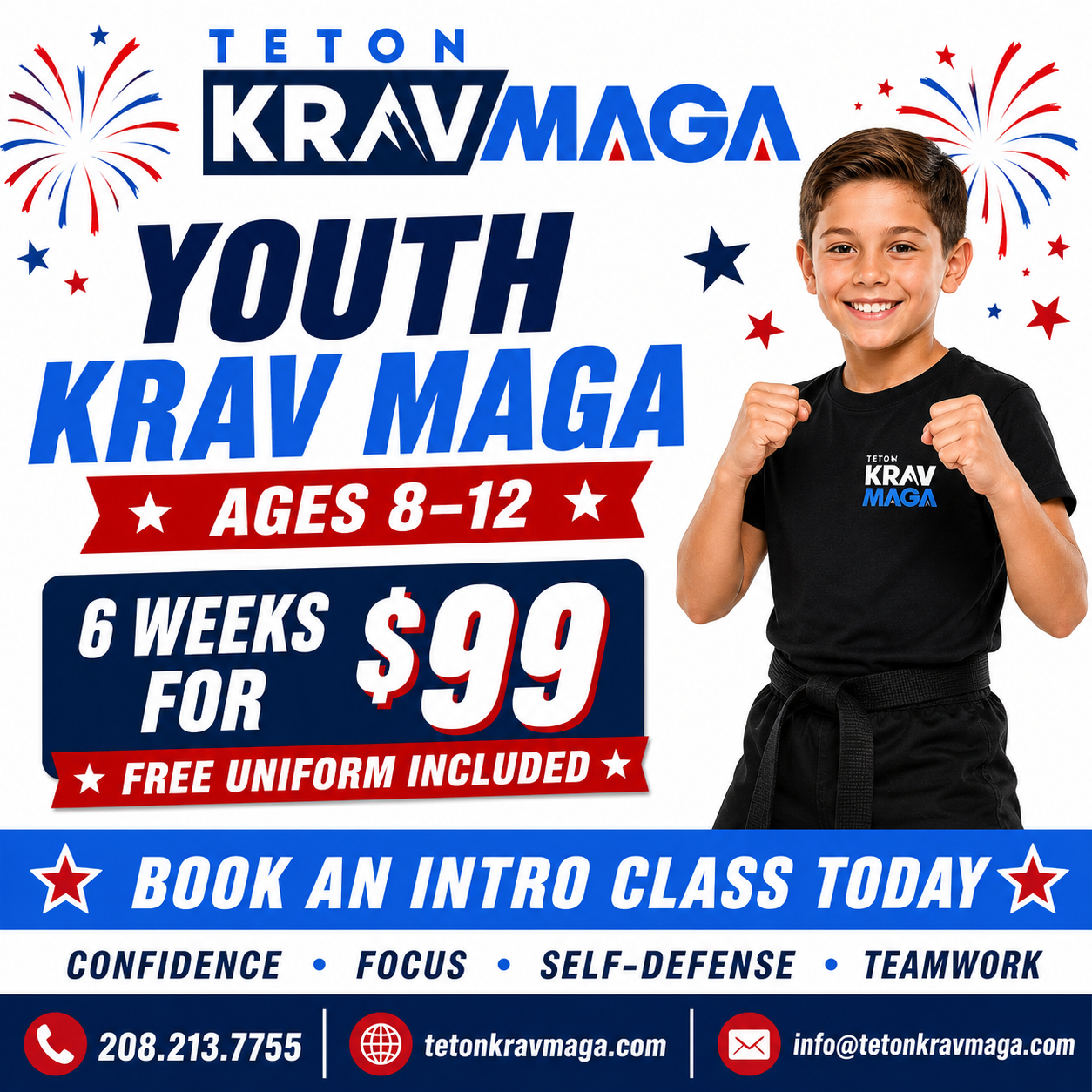 Teton Krav Maga Facebook ad