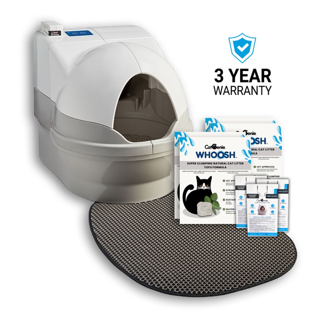 CatGenie Facebook ad: Skip the litter box hassle, CatGenie cleans and…