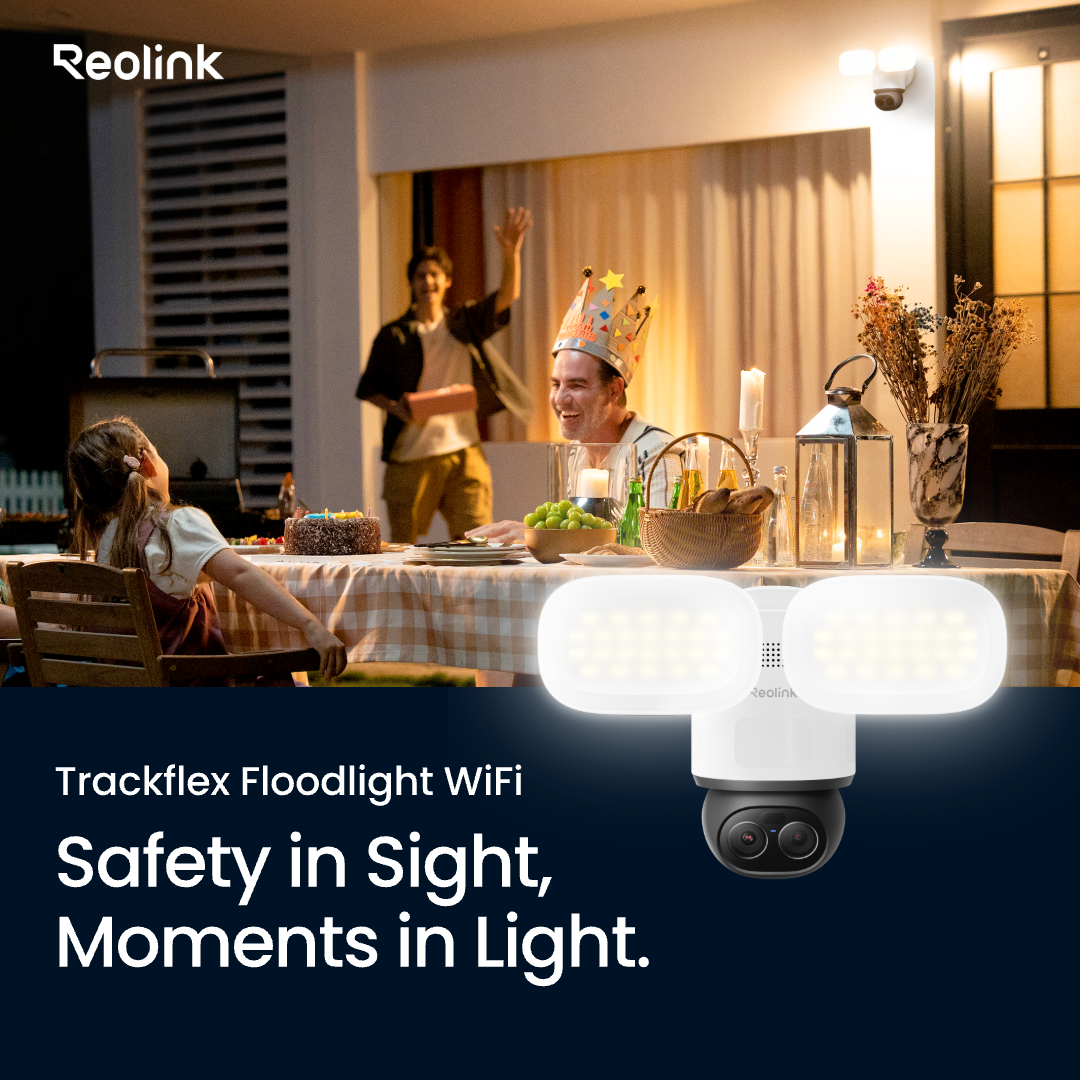 Reolink Facebook ad: Light smarter, live safer.