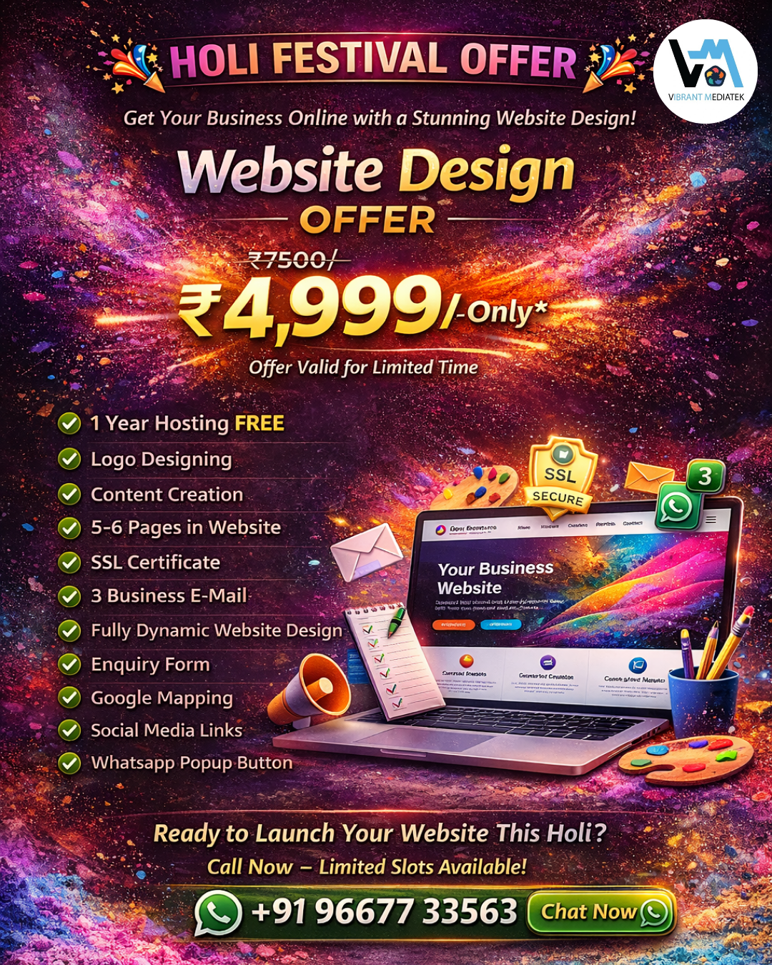 Vibrant Mediatek Facebook ad