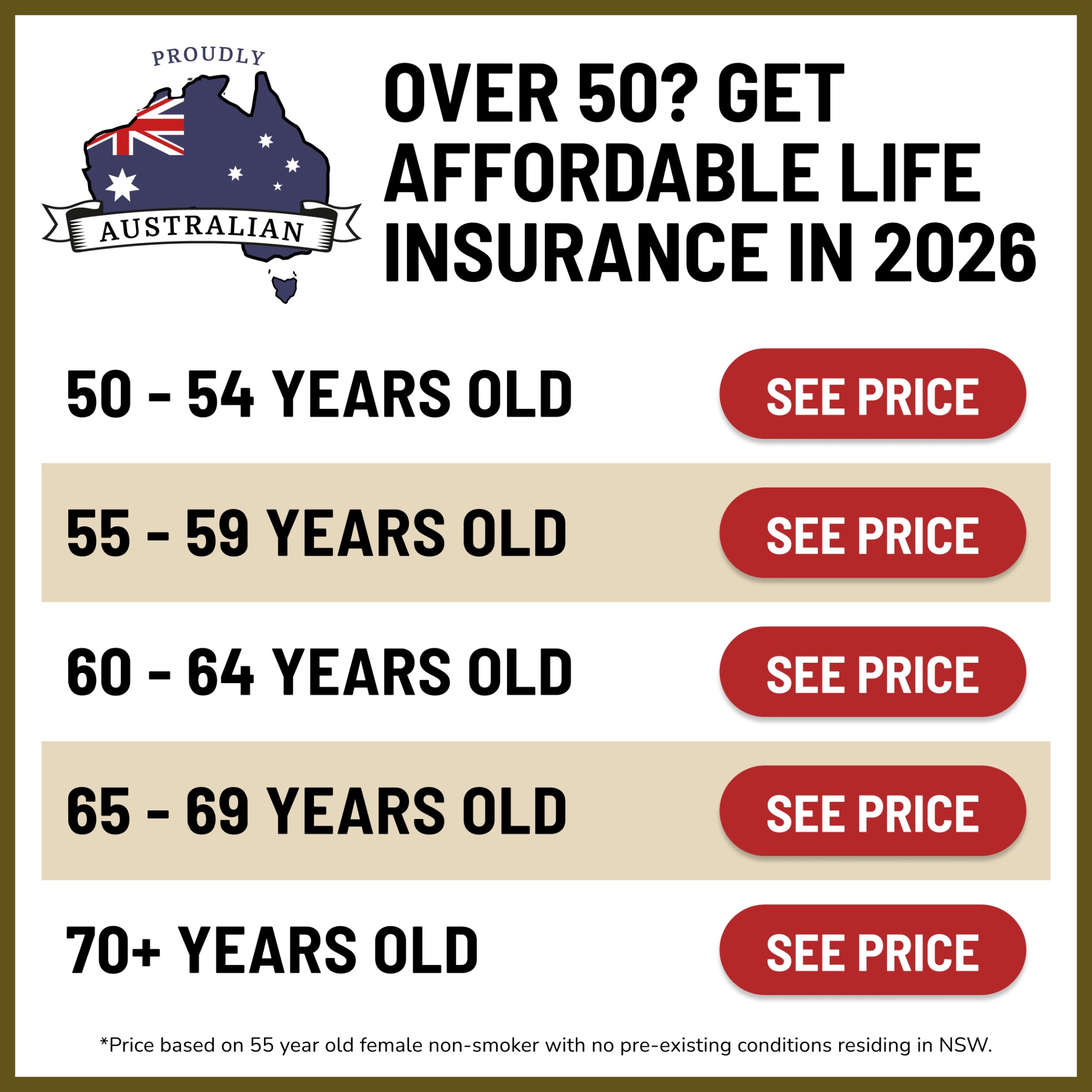 Life Insurance Australia Facebook ad