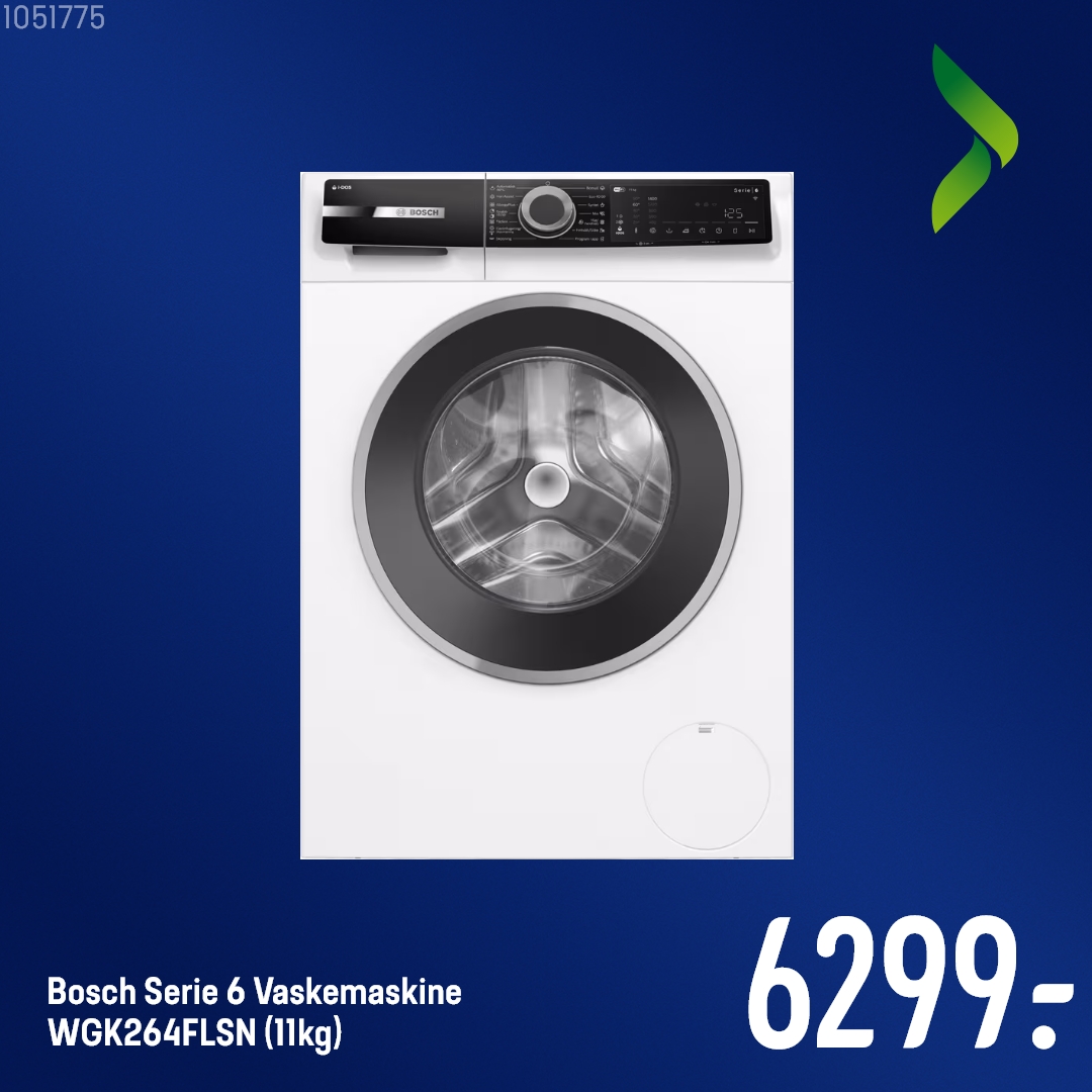 Bosch Home Denmark Facebook ad: Vask med perfekte resultater, lige nu kan du…