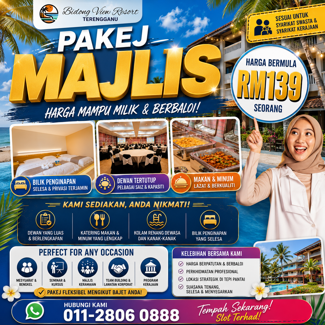 Bidong View Resort Terengganu Facebook ad