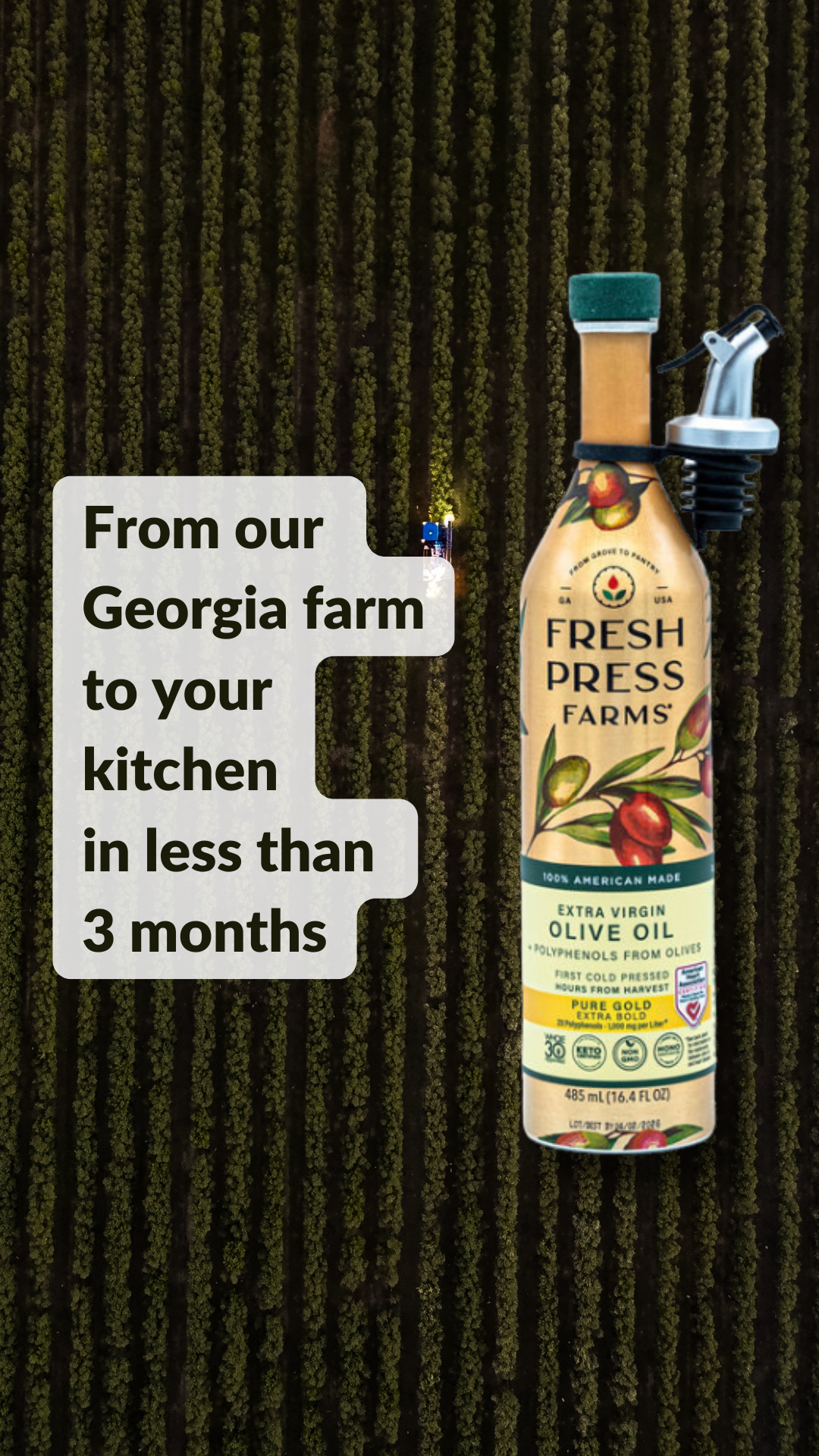 Fresh Press Farms Facebook ad