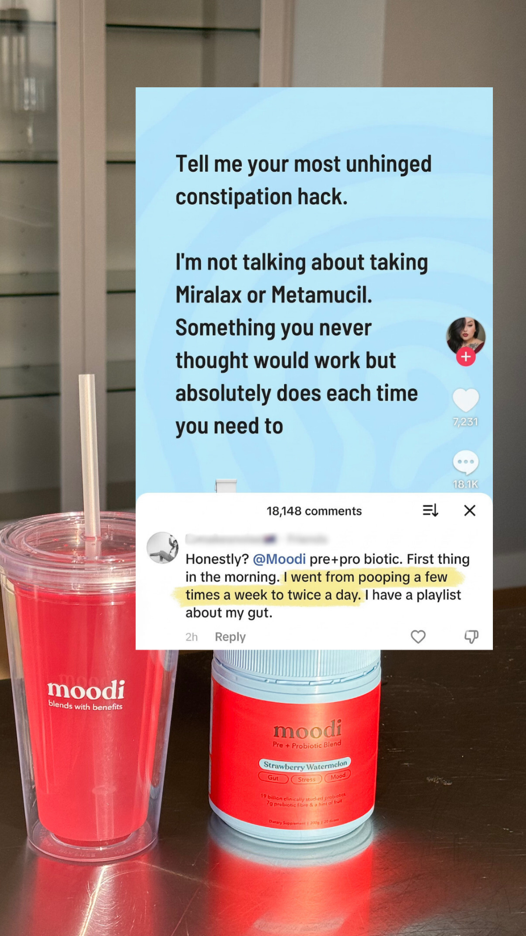 Moodi Facebook ad