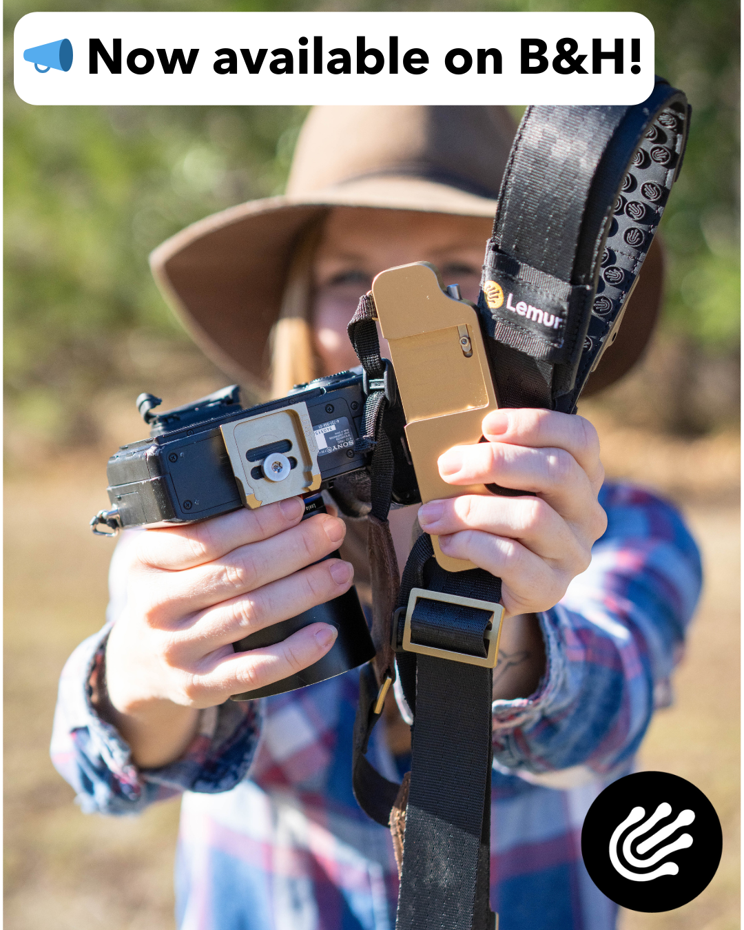 Lemur Camera Strap Facebook ad
