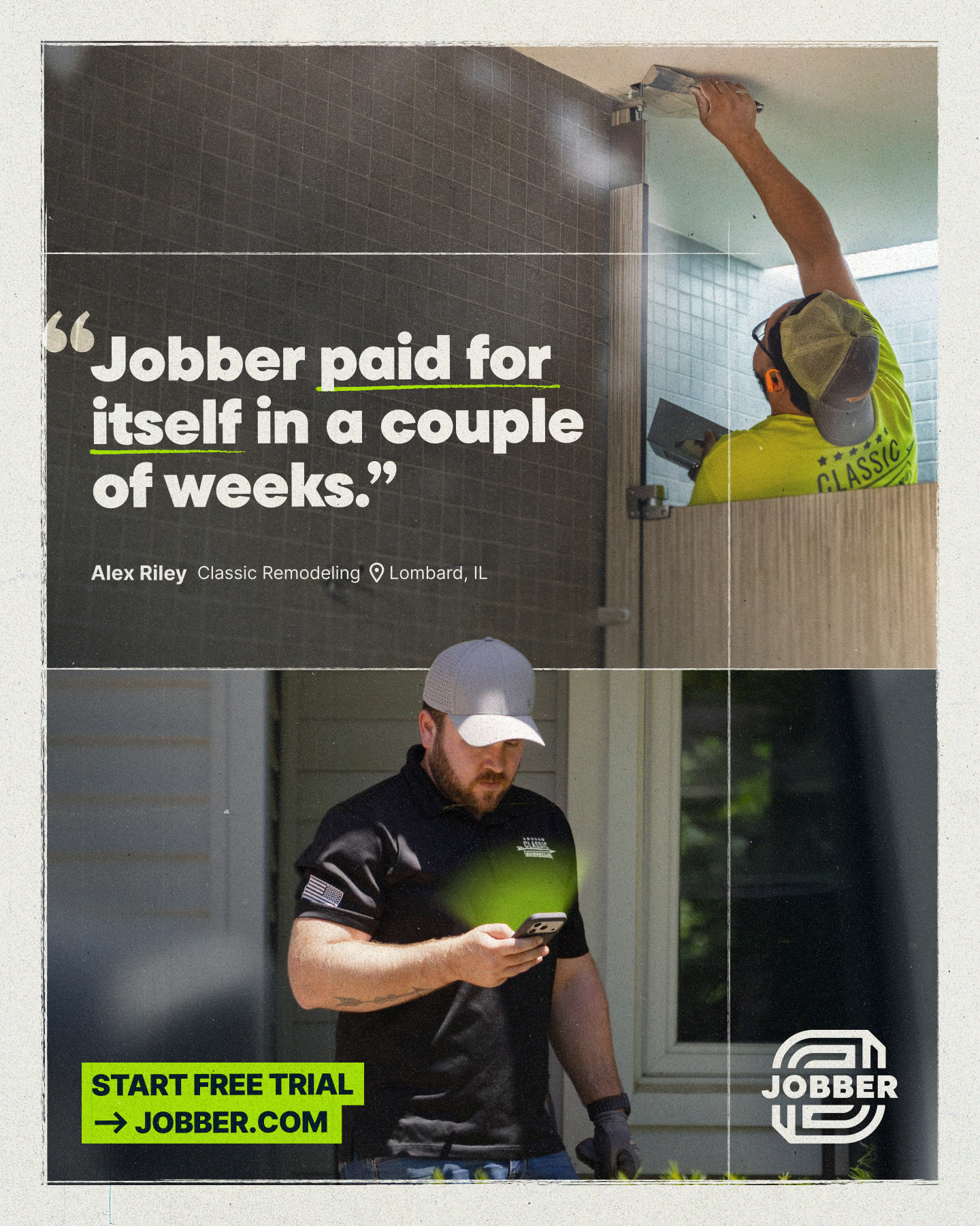 Jobber Facebook ad
