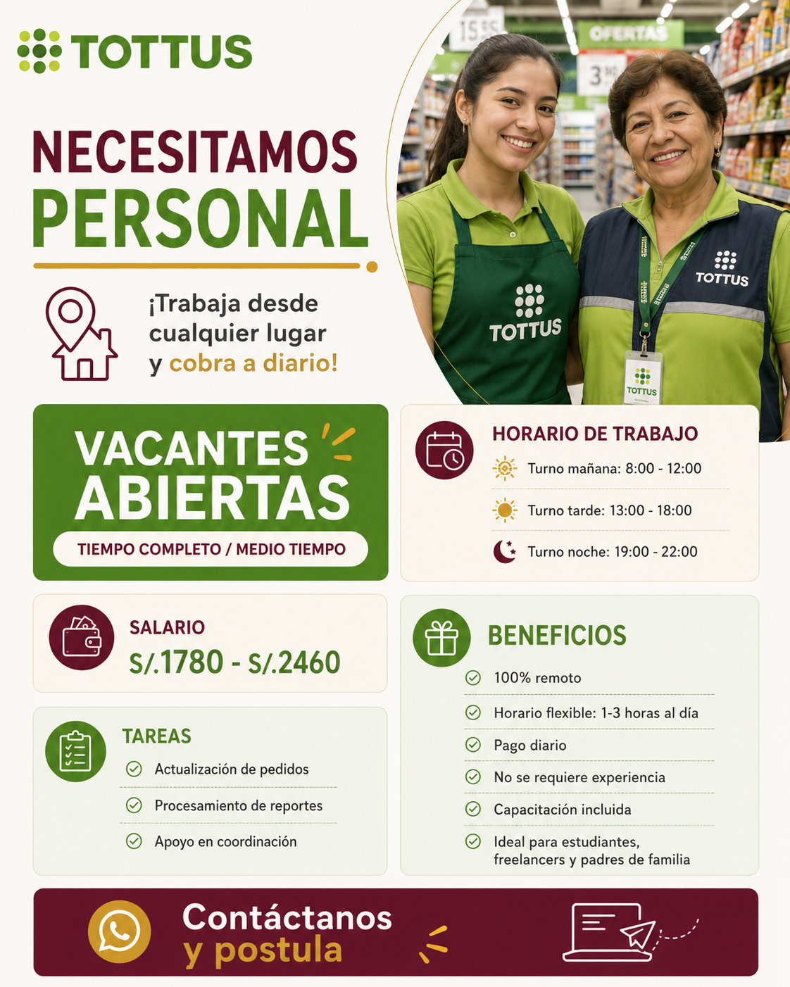 Justin Allen Turner Facebook ad: Contáctanos ahora