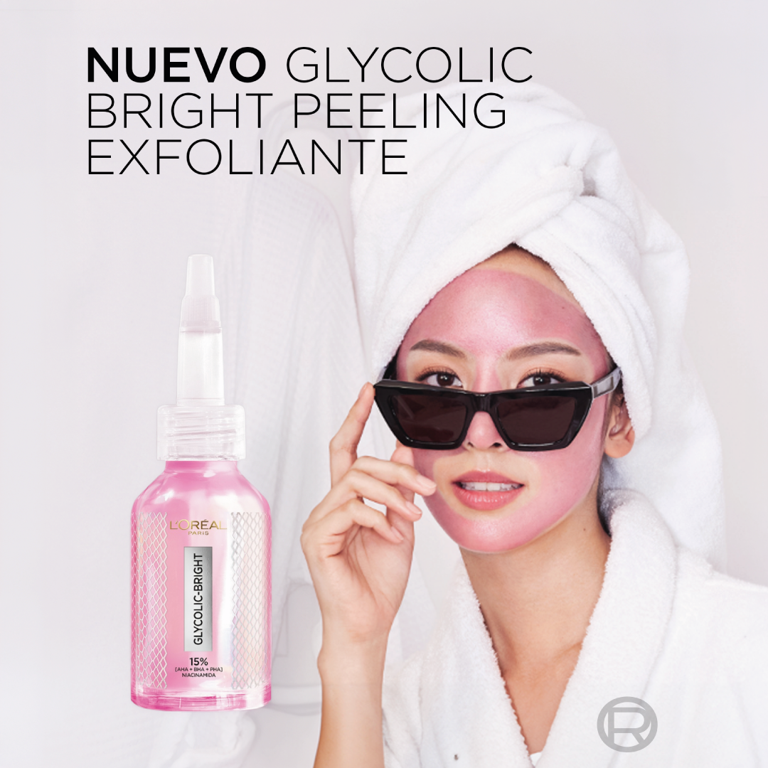 L'Oréal Paris Facebook ad: Nuevo Glycolic Peeling Exfoliante​