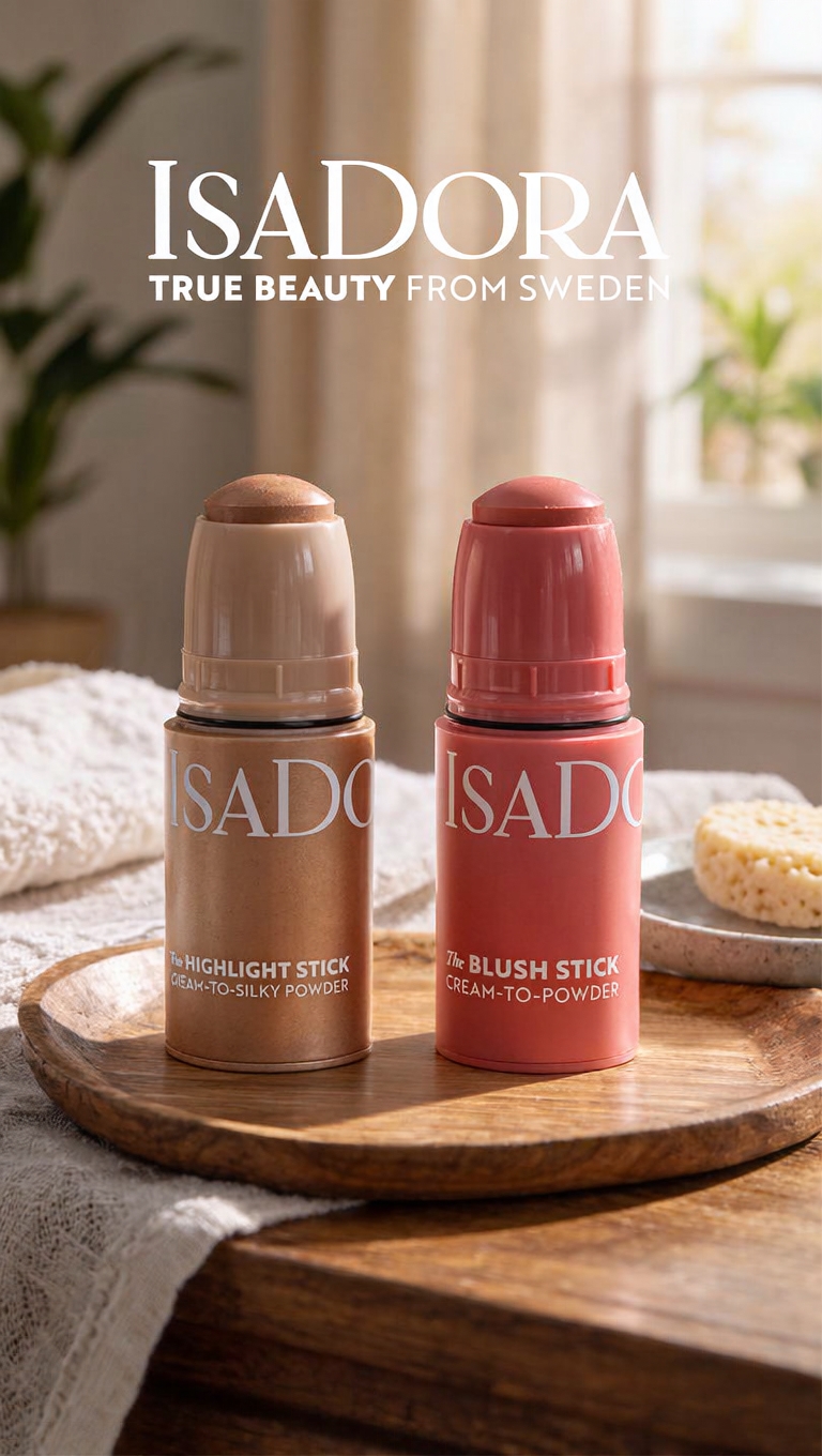 ISADORA Lietuva Facebook ad: Atraskite naują tekstūrą - The Cream-To-Powder