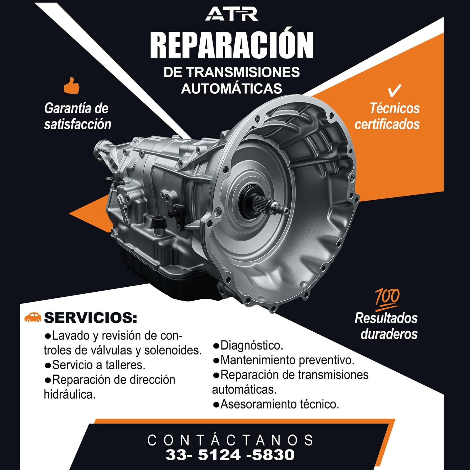 Servicio ATR Facebook ad: ¿Tu carro da jalones, patina o tarda en…