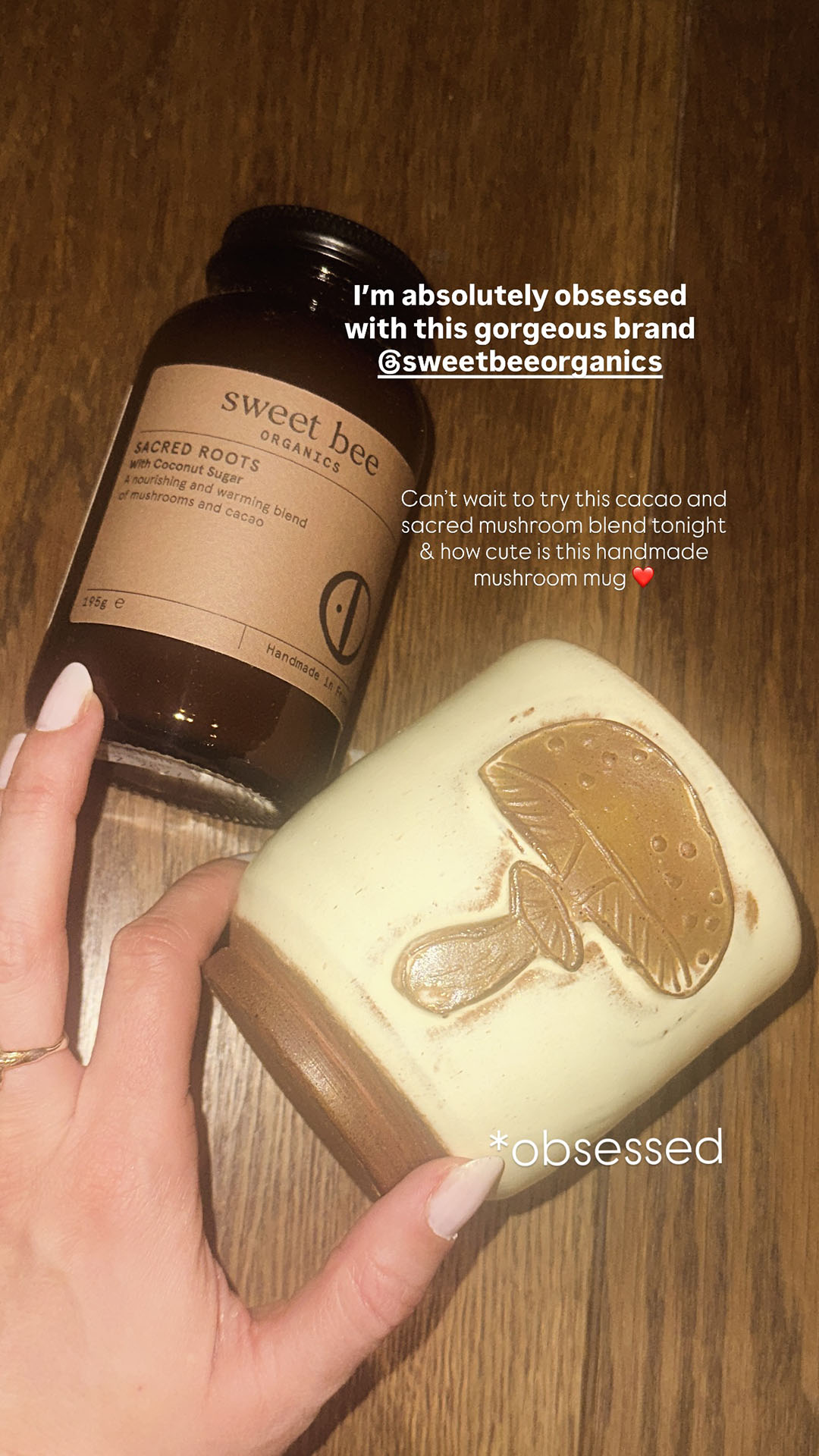 Sweet Bee Organics Facebook ad