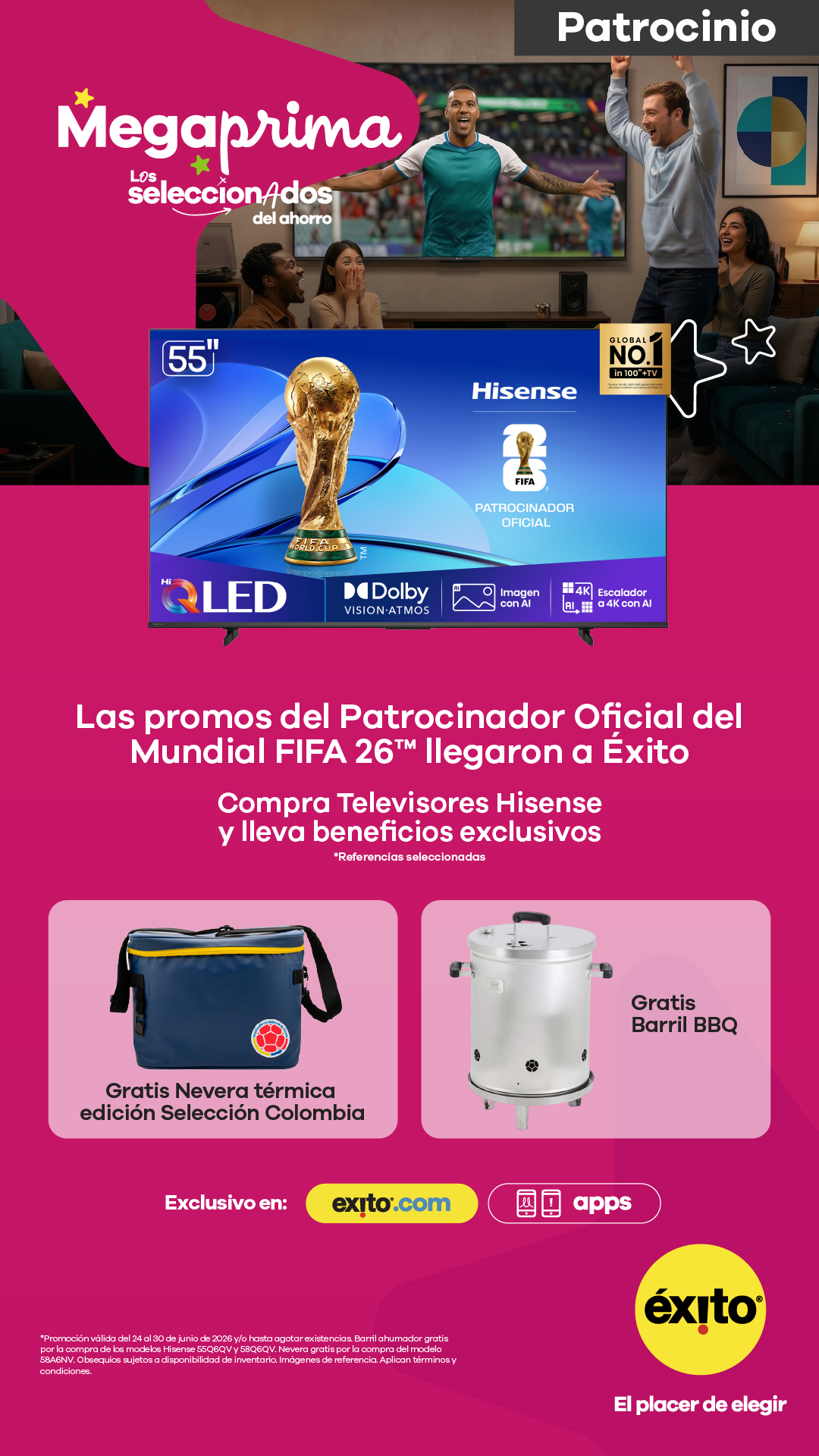 Éxito Facebook ad