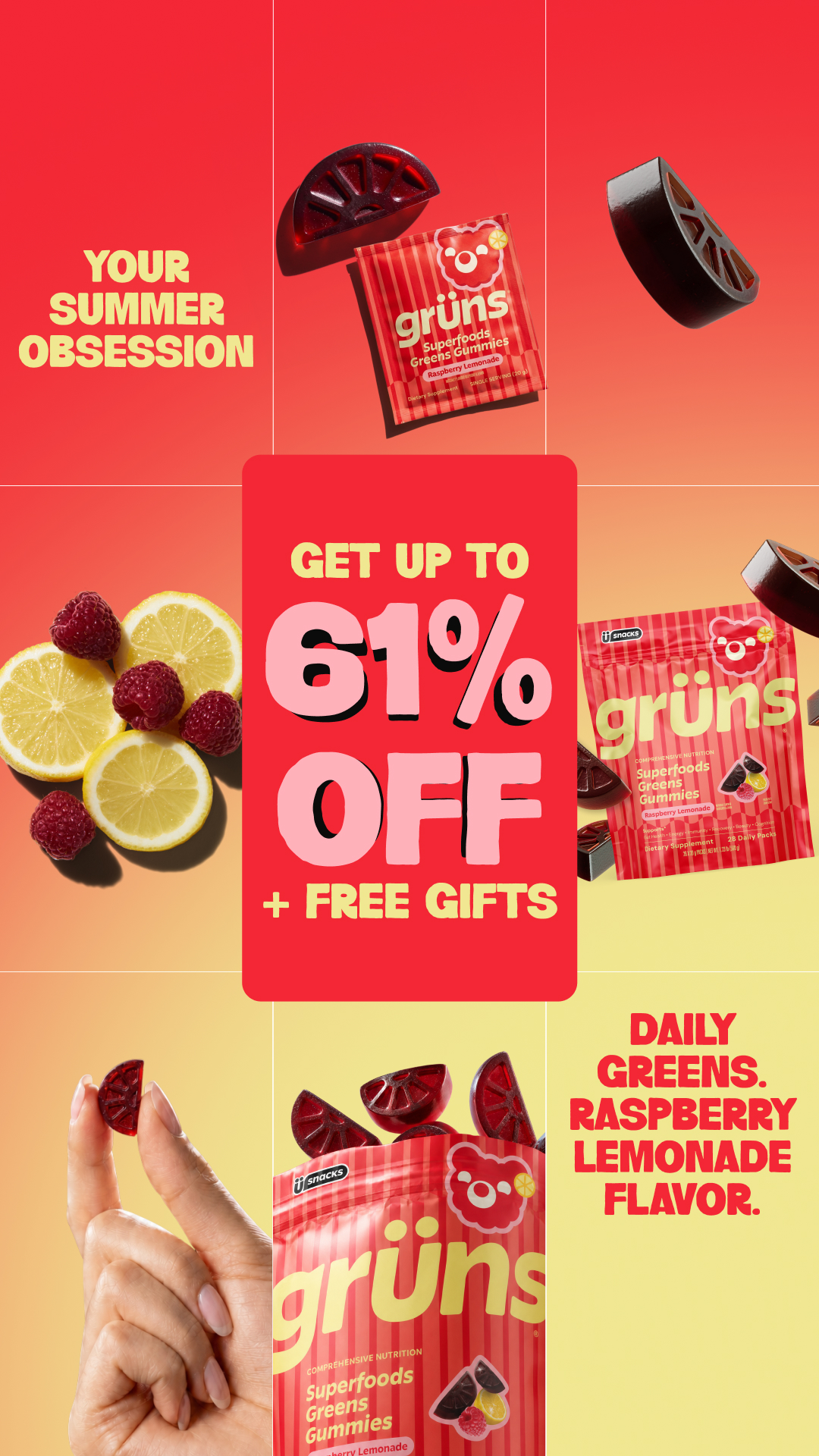 Grüns Facebook ad