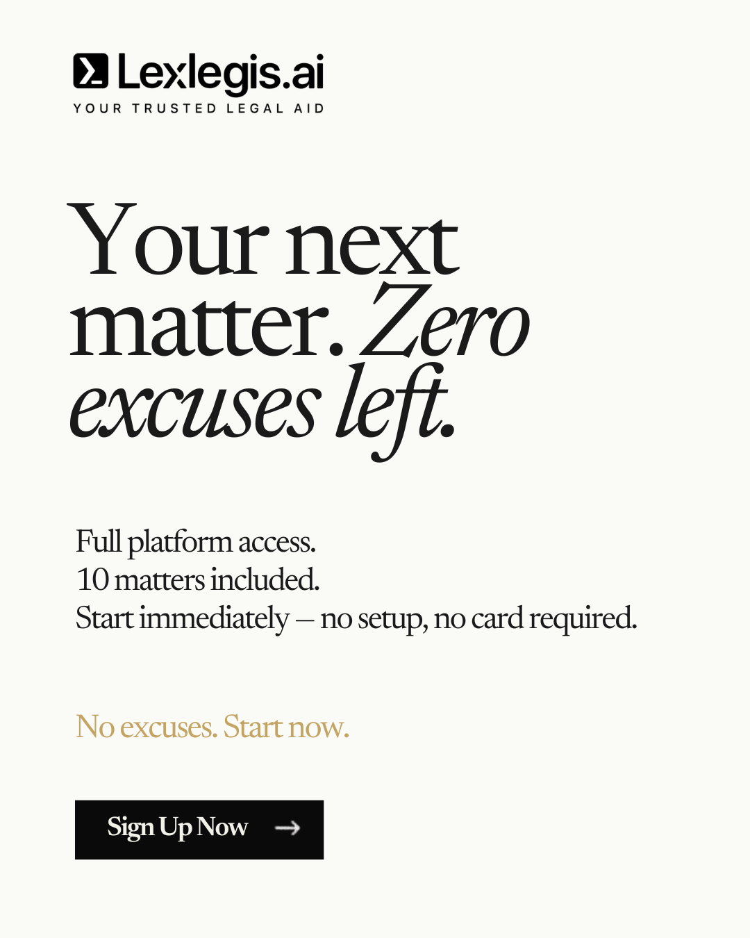Lexlegis.ai Facebook ad